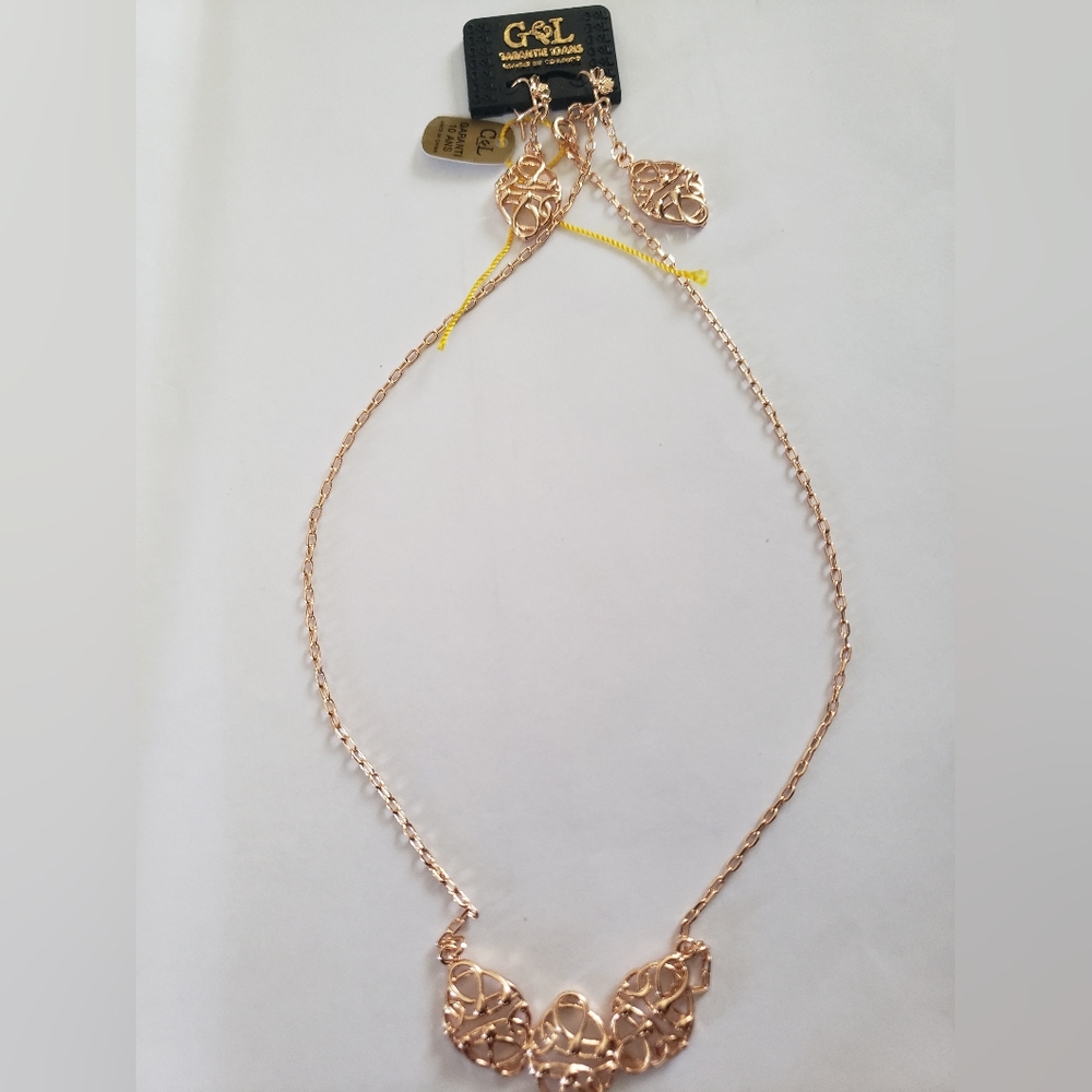 GOLD PLATED Jewelry set - Picture 4 of 4